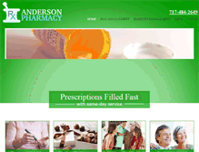 Tablet Screenshot of andersonpharmacyjm.com